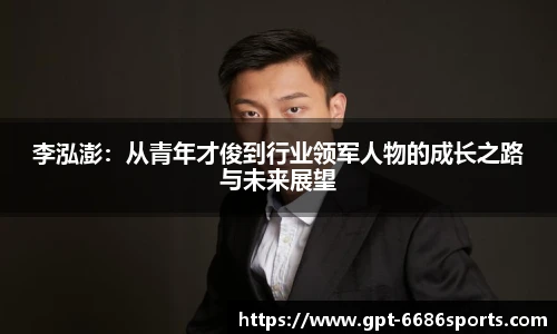 李泓澎：从青年才俊到行业领军人物的成长之路与未来展望